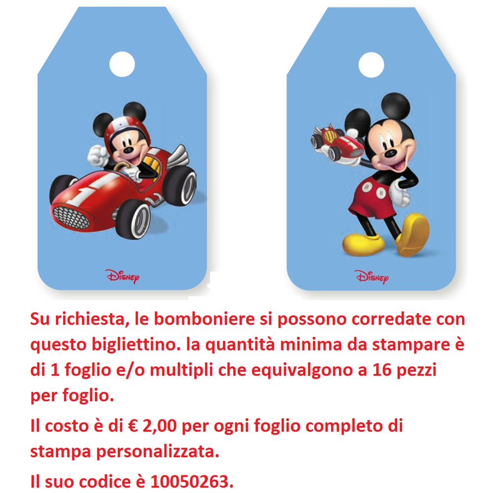 Bomboniera Astuccio Scatolina Portaconfetti Faccia - Topolino Mickey Mouse  Disney - 68048