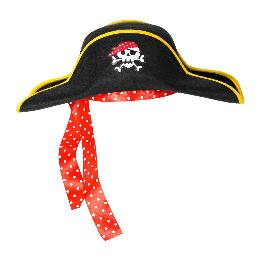 Cappello pirata con copri occhio bambino: Accessori,e vestiti di carnevale  online - Vegaoo